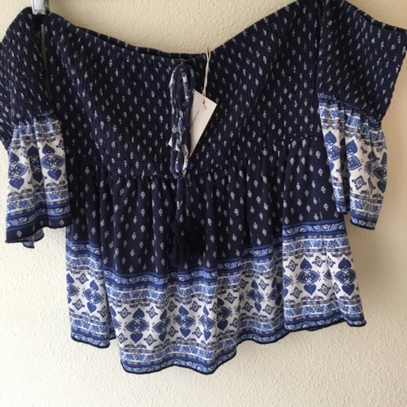 NEW! Boho Boot Barn Peasant Blouse Size Medium - Picture 11 of 11